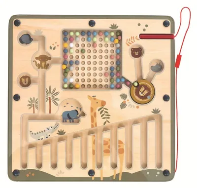 Image de 2Kids Toys : Plateau de jeu magnétique Safari