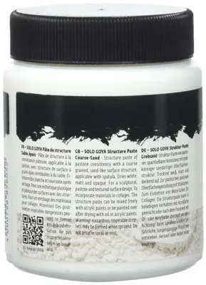 Image de Kreul Solo Goya pâte structurante à base de sable grossier 250 ml