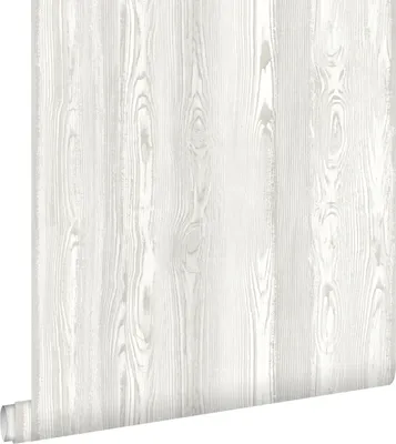 Produktbild von ESTAhome Tapete Holzoptik Weiß, Grau und Beige 53 cm x 10.05 m