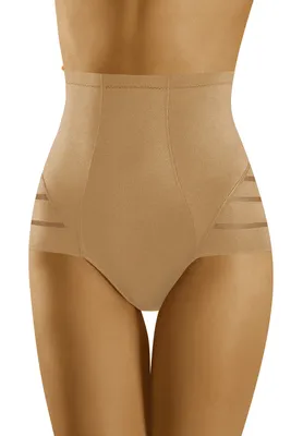 Produktbild von Wolbar damen slip hoher bund shapewear wb428, beige, m