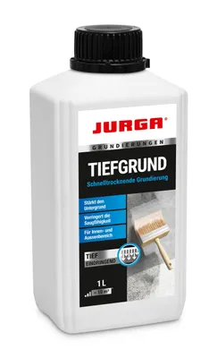 Produktbild von SuperBau Tiefgrund LF 1 L, Grundierung für Wand & Boden, Tiefengrund Innen & Außen, für Rigips, Gipskarton, Beton, Estrich, Putz, OSB-Platten