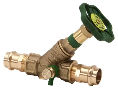 Produktbild von Schlösser Armaturen KFR-VENTIL, PRESSANSCHLUSS IG M.ENTL, N.ST.SP, DN20, PRESS22, DVGW