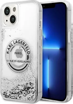 Produktbild von Karl Lagerfeld iPhone 14 Plus Back cover case - - Silver