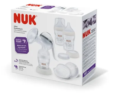Produktbild von NUK Perfect Match Still-Set mit Handmilchpumpe, 2x 150ml Babyflaschen, Stilleinlagen & Muttermilch-Aufbewahrung