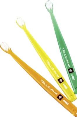 Produktbild von 3x TELLO Brush Ultra Soft 4480 Kid -Zahnbürste