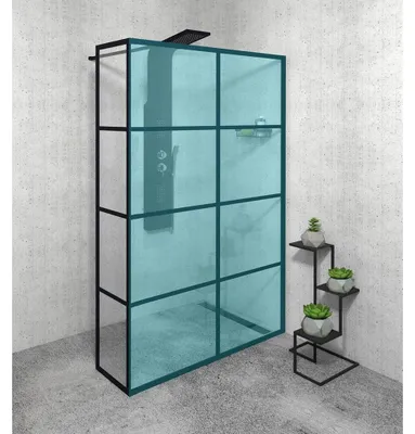 Obrázok produktu pre CURE BLACK sprchový kút 350 mm, číre sklo