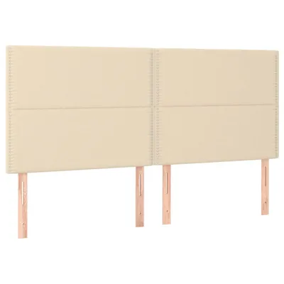 Produktbild von VidaXL 3116211, Cremefarben, Polyester, Holz, 1800 mm, 118 cm, 128 cm, 50 mm