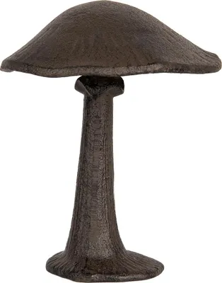 Zdjęcie produktu dla Clayre & Eef figurka dekoracyjna grzyb 12x11x15 cm brązowy metal
