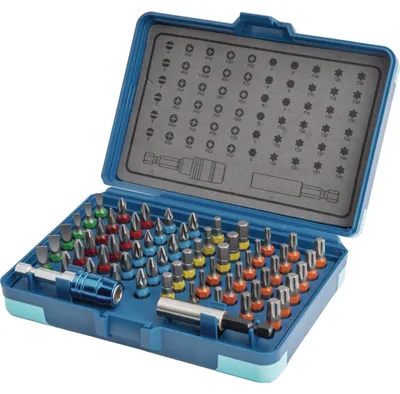 Obrázok produktu pre Sortiment bitov 62-dielny s drážkami/PH/PZD/TX/6Kt.