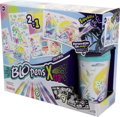 Zdjęcie produktu dla Blopens - LANSAY - Créa'mug - 9 szablonów - 1 kubek - od 6 lat