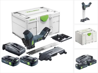 Image de Festool ISC 240 EB-Basic sans fil 18 V 240 mm + 2x batterie 3,0 Ah + chargeur + systainer
