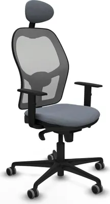 Image de Chaise de bureau avec appui-tête Jorquera Piqueras y Crespo 1D036G1 Gris