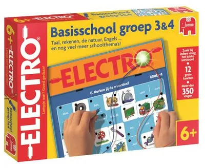 Produktbild von Electro - Basisschool Groep 3&4, 6 Jahr(e), Mit Ton, Batterien erforderlich, LR41, Karton, Kunststoff, Mehrfarbig