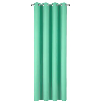 Obrázok produktu pre Hotový dekoračný záves s krúžkami - Rita, mätový 140 x 250 cm