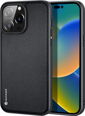Produktbild von Dux Ducis Fino Nylon Abgedeckt Etui Iphone 14 Pro Max Schwarz