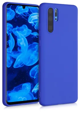 Produktbild von kwmobile Handyhülle für Huawei P30 Pro Hülle - TPU Case - Kabelloses Laden - Schutzhülle Cover in Baltik Blau