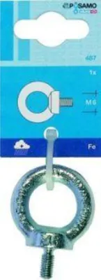 Produktbild von PÖSAMO Ringschraube DIN 580 (SB) galZn M 8 a 1 Stk.