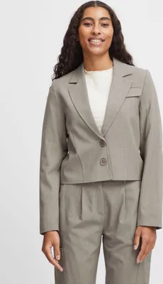 Produktbild von b.young BYDANTA SH BLAZER 4 Damen Blazer Jackenblazer glattes Futter Reverskragen 64% Polyester, 32% Viskose, 4% Elasthan loose fit