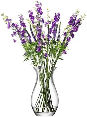 Produktbild von Famanu Glasvase für Blumen - 17 x 17 x 32 cm