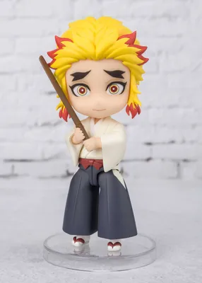 Obrázek produktu pro Bandai Tamashii Nations Demon Slayer: Kimetsu no Yaiba Figuarts mini Actionfigur Senjuro Rengoku 9 cm BTN62059-0