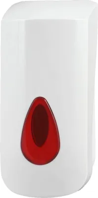Produktbild von PlastiQline Seifenspender - 900 ml - Kunststoff - weiß - Wandspender