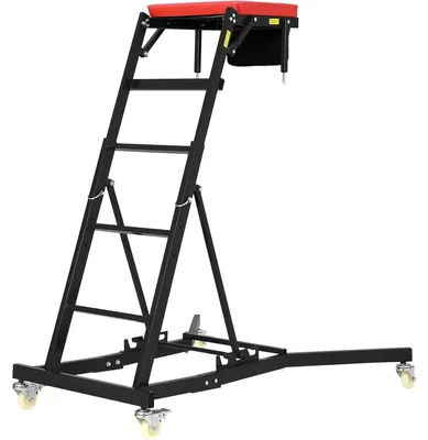 Produktbild von Montagewagen, 181 kg Tragfähigkeit, höhenverstellbar, Schwarz