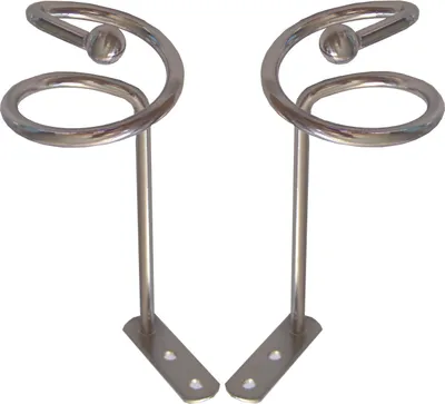 Produktbild von BASIT Rohr + Innenlauf Gardinenstange selber zusammenstellen Edelstahl look Metall Ø 20mm Einzelteile