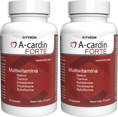 Obrázek produktu pro A-cardin Forte - 120 Kapsle (2 x 60 Kapsle) - 2 Dávky