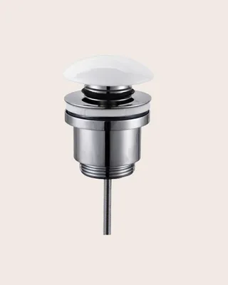 Immagine prodotto di Piletta universale click clack in Vetroceramica bianco lucido