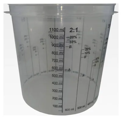 Produktbild von Messbecher 10 Stück Mischbecher 1300 ml
