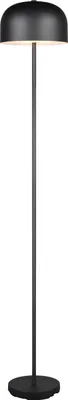 Image de Lampadaire LED, variateur d'intensité tactile, batterie, USB, noir, H 147 cm