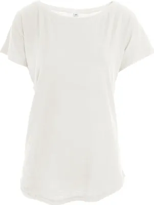 Immagine prodotto di Maglietta a maniche corte da donna Mantis, modello "Damen Organik", vestibilità ampia, tessuto "slub", codice prodotto PC2804, taglia M, colore bianco