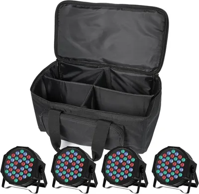 Image de Projecteur LED Par - Éclairage de scène - Éclairage pour DJ - Éclairage RGB - Éclairage pour fêtes - 36 LED RGB
