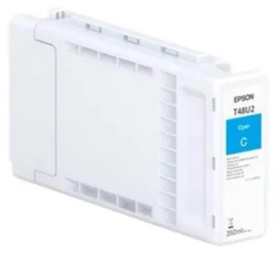 Obrázek produktu pro Epson Singlepack UltraChrome Pro 6 Cyan T48U2 (350ml), Standardní výtěžnost, Azurová, 350 ml, 1 kusů, Balení po jednom