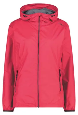 Produktbild von CMP - Damenjacke mit Regenkapuze, Erdbeere, M