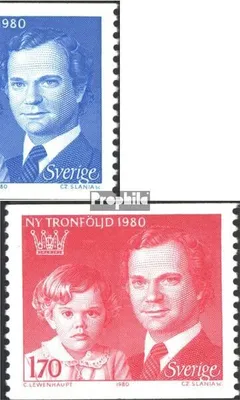 Produktbild von Briefmarken Schweden 1980 Mi 1101Dl/Dr Paar, 1101A-1102A (kompl.Ausg.) postfrisch Freimarken