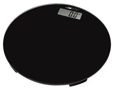 Obrázok produktu pre Clatronic PW 3369, Elektronická osobná váha, 150 kg, 100 g, Čierna, Sklo, LED