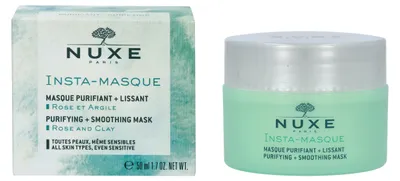 Produktbild von NUXE Insta-masque Purifying & Smoothing, Reinigungsmaske, Frauen, Jeder Hauttyp, Klärend, Auffrischend, Glättend, Creme, 50 ml