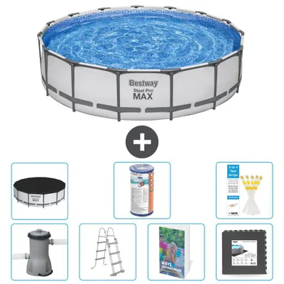 Immagine prodotto di Bestway Steel Pro MAX Rotonda - 457x122 cm - 8 pezzi  S563