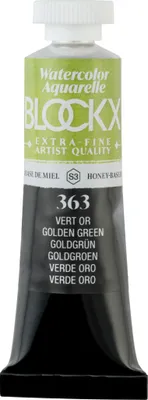 Produktbild von Blockx 3x Aquarellfarbe, Goldgrün - Tube 15ml - Grüngold 44363BXC