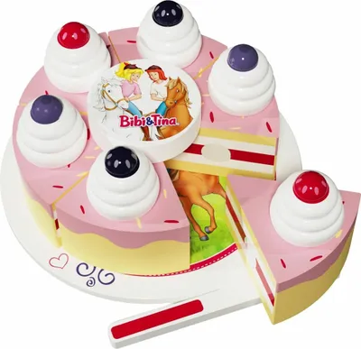Productafbeelding van Chr. Tanner: Torte "Bibi en Tina" om uit te knippen. (Hoogwaardige kwaliteit)