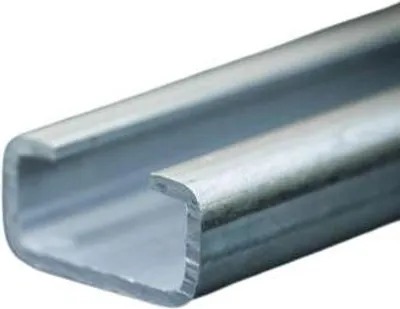 Zdjęcie produktu dla LogistSystem Profil U C3X 20x10x1,5 Stal ocynkowana Długość 1000 mm (100 cm) / Stal o wysokiej stabilności i wytrzymałości na zginanie / Profil U idealny dla budownictwa i przemysłu