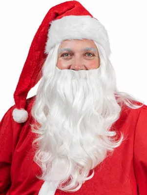 Produktbild von Weihnachtsmannbart & Perücke