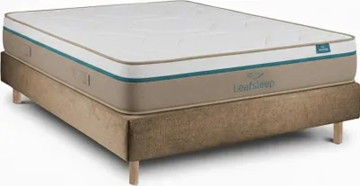 Image de Ensemble Spring Visco et Sommier Taupe - Lit avec Matelas 105 x 190 cm