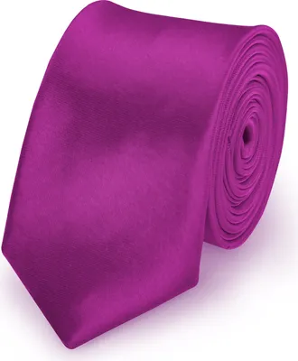 Produktbild von Krawatte Burgundy slim aus Polyester einfarbig uni schmale 5 cm