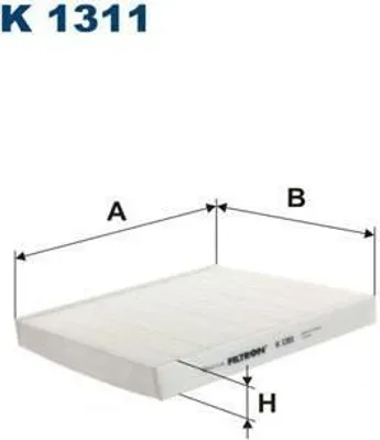 Produktbild von Innenraumfilter FILTRON K 1311
