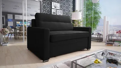Produktbild von Design Chesterfield Stoff Couch Sessel 1.5 Sitzer Polster Sofas Lounge Club Neu