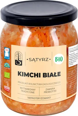 KIMCHI BIAŁE BIO 450 g - SĄTYRZ