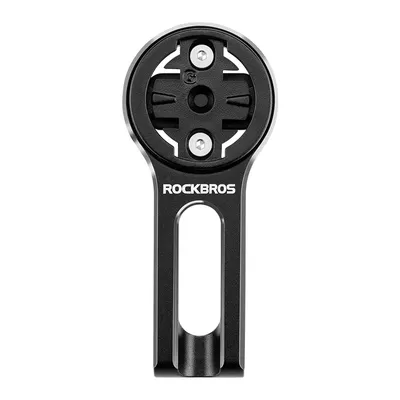Produktbild von ROCKBROS Fahrradcomputer Halterung  für Garmin,Wahoo,Bryton Schwarz Alu