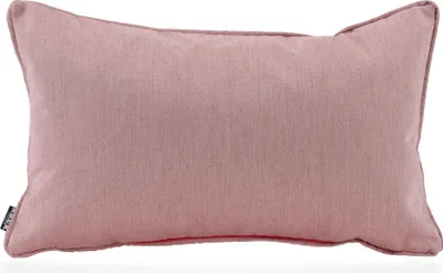 Produktbild von H.O.C.K. Lino-Leinen Outdoor Kissen mit Keder 50x30cm melange berry